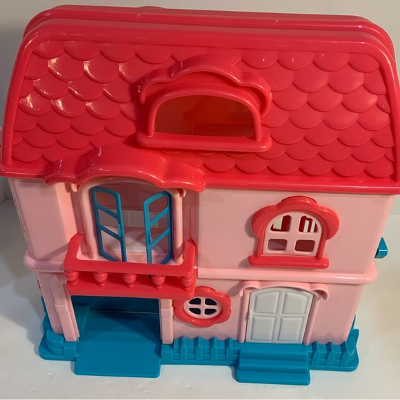 Pink and Turquoise Playhouse - House Only - Picture 7 of 16